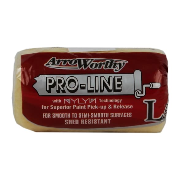 Arroworthy ArroWorthy Pro-Line Polyester 4 in. W X 3/8 in. Paint Roller Cover 1 pk 4FLD3 - main